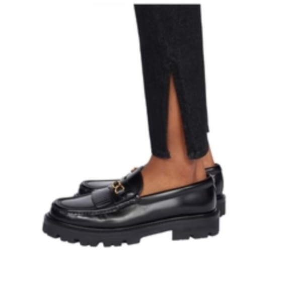 Frame Le High Skinny Jeans Split Hem‎ Black Corvo Stretch - Size 27 - Picture 2 of 11